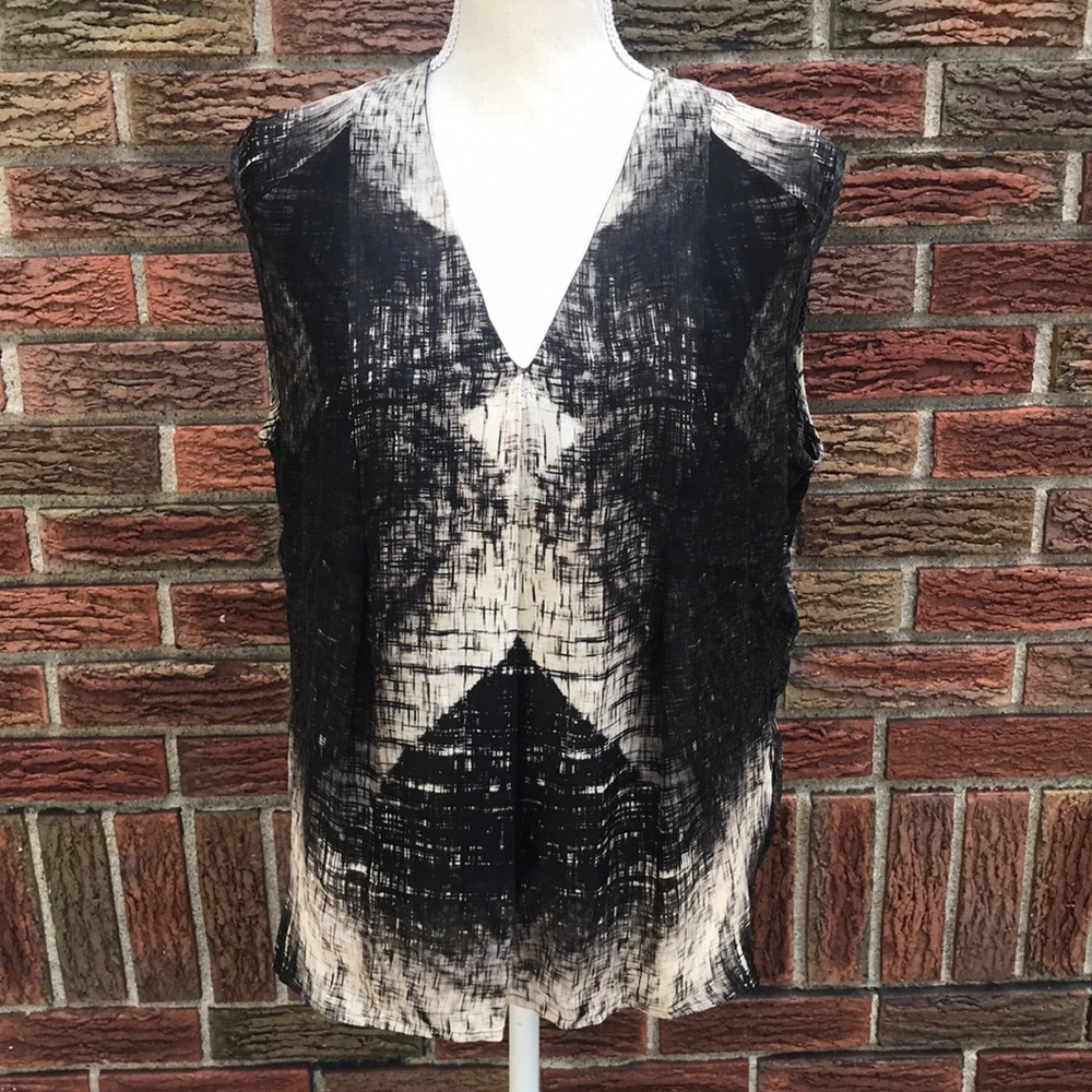 Halston heritage 100%silk tank